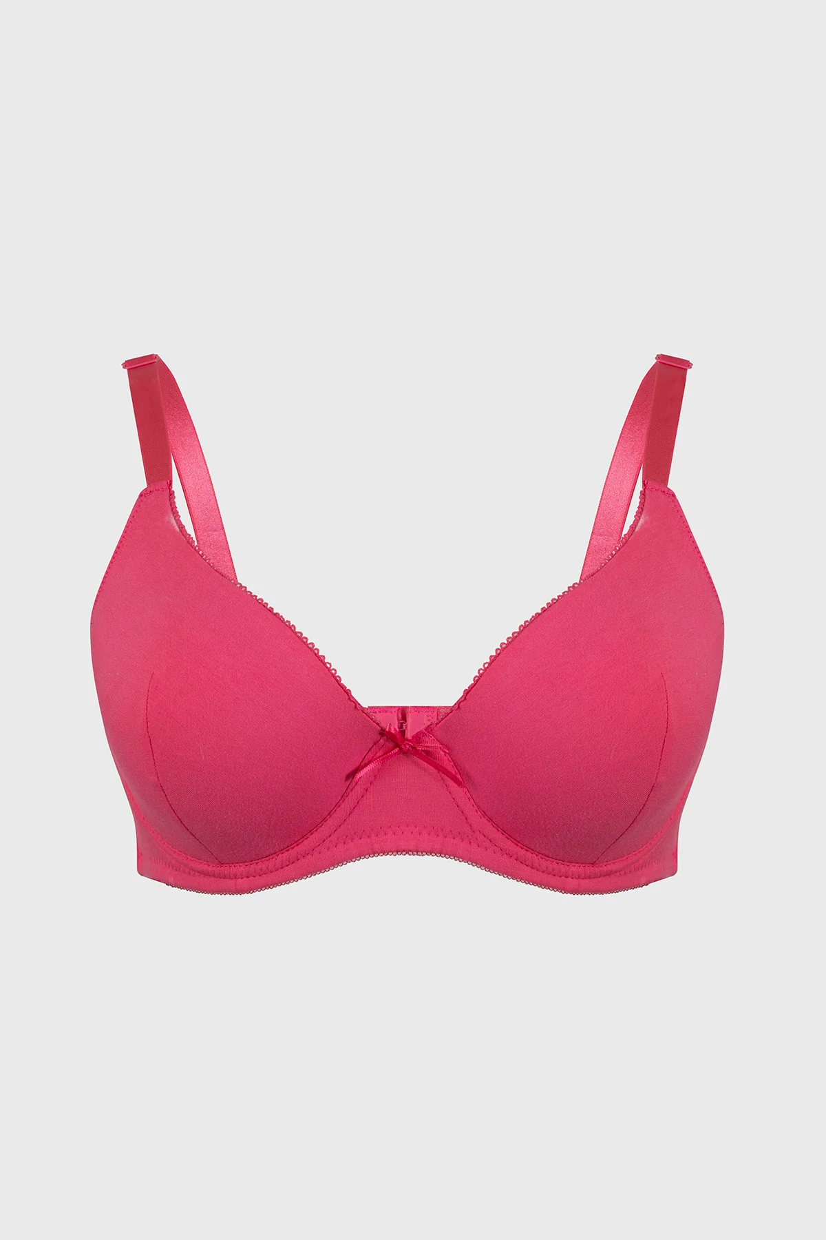 Sostén Mujer Copa Support Algodón Fucsia