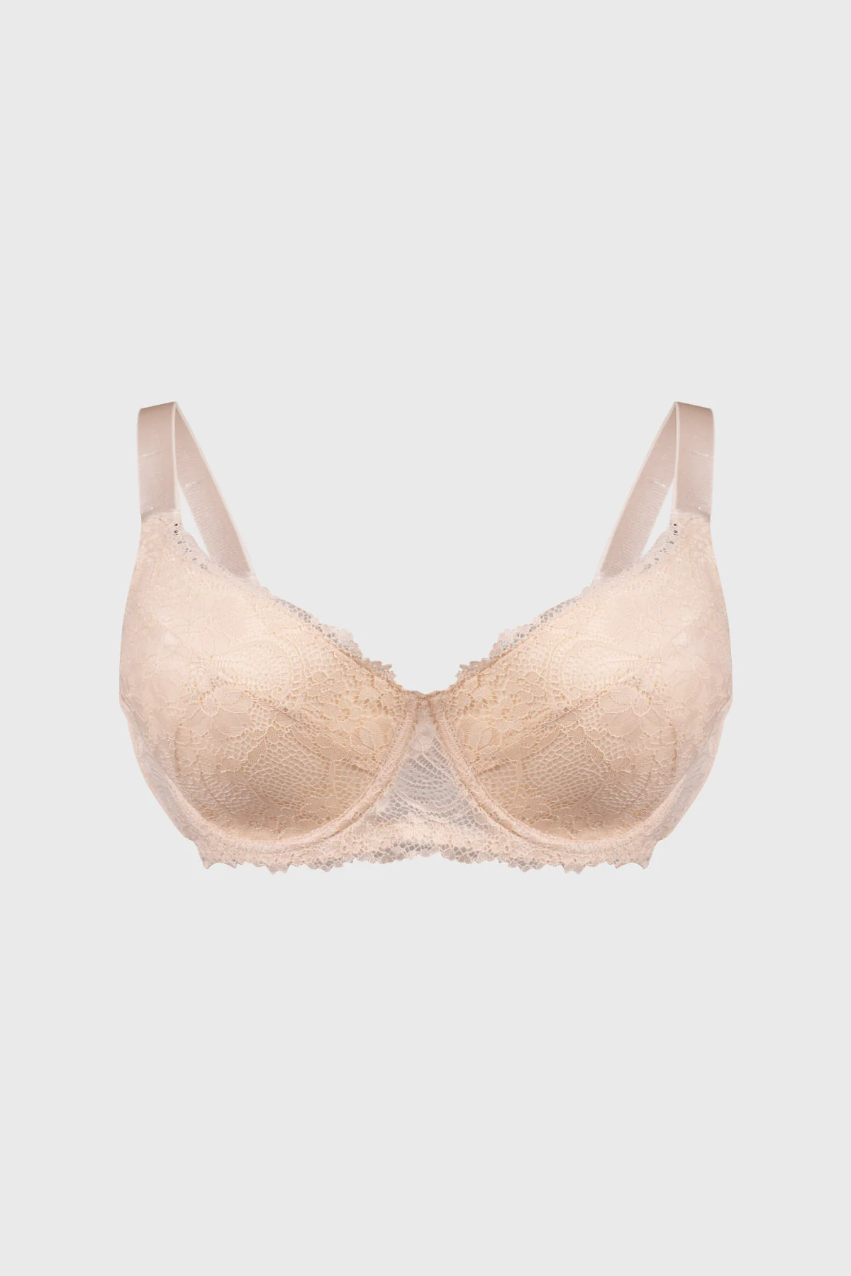 Sostén Mujer Copa Support Full Encaje Beige