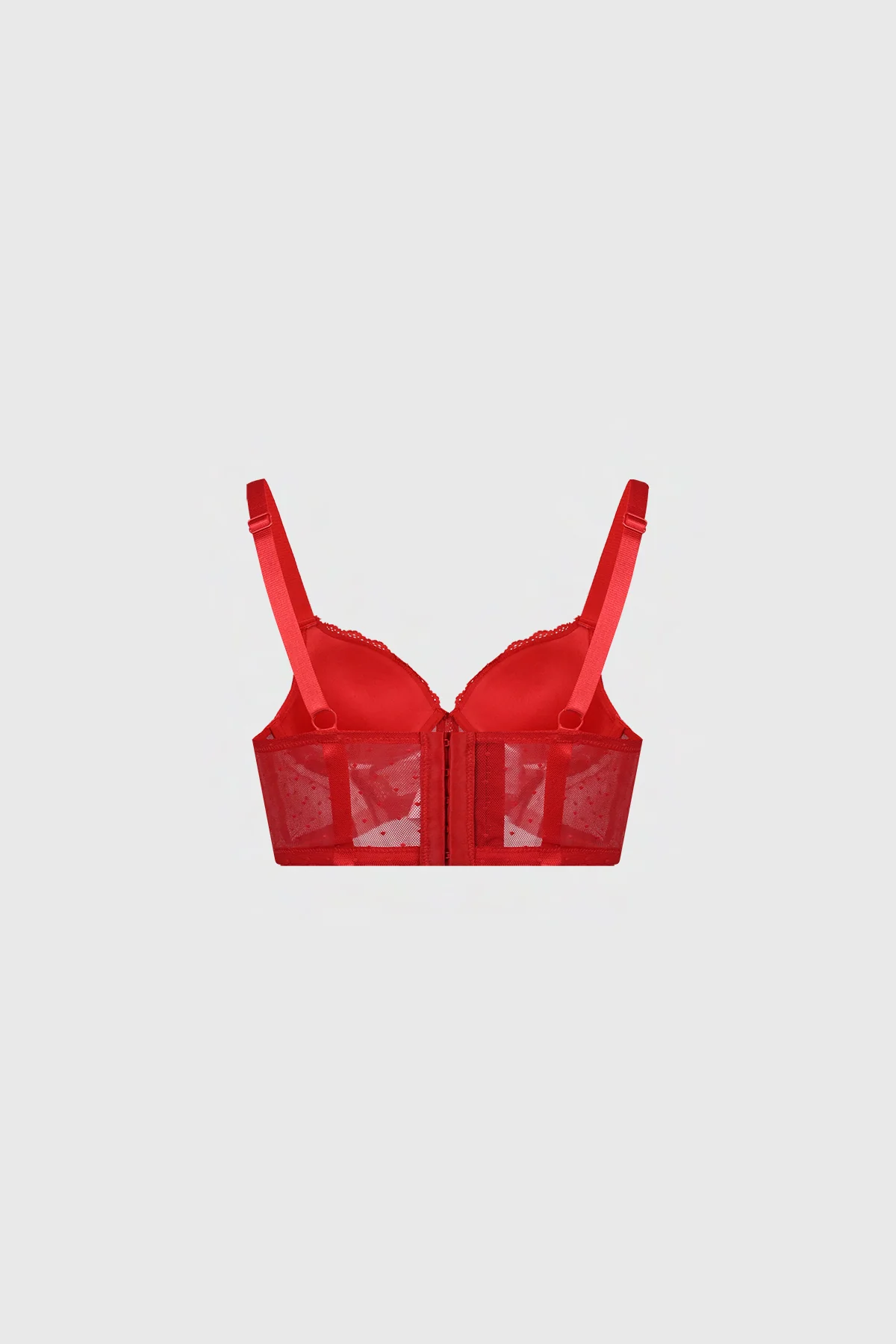 Sostén Mujer Detalle Encaje Rojo - Image 2