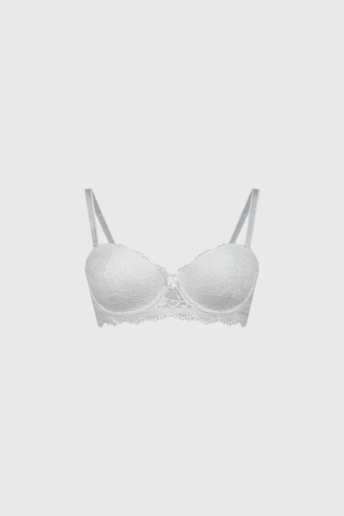 Sostén Mujer Strappless Encaje Blanco