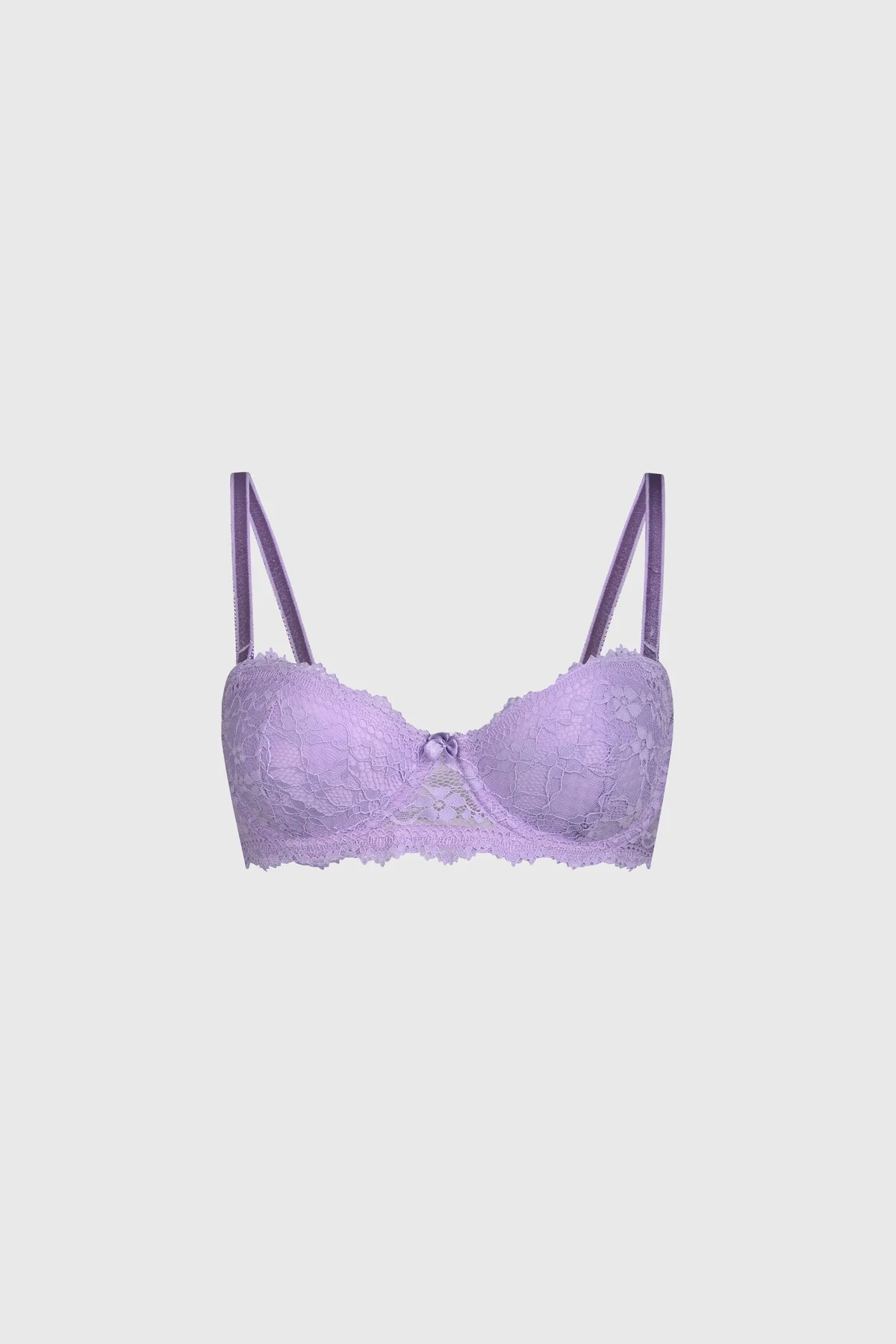 Sostén Mujer Strappless Encaje Lila