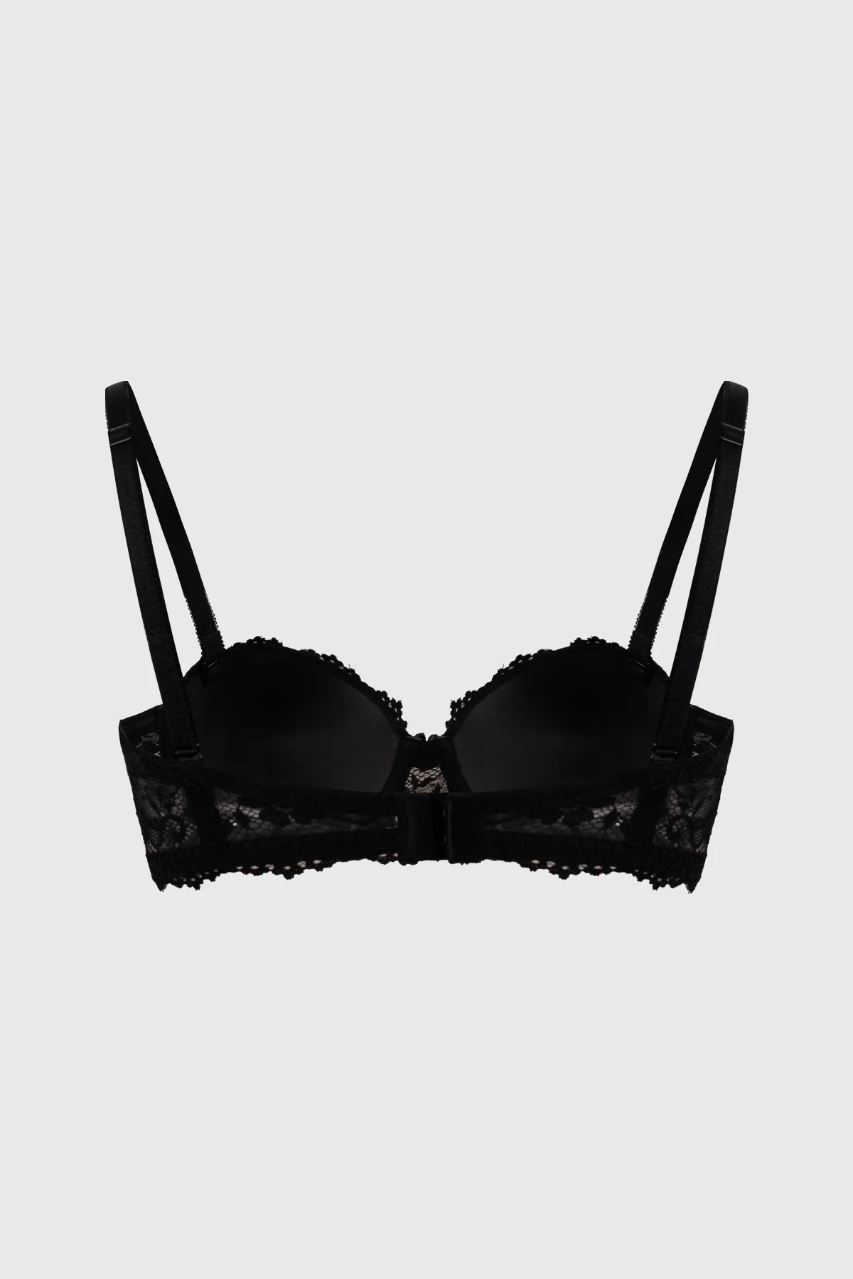 Sostén Mujer Strappless Encaje Negro - Image 2