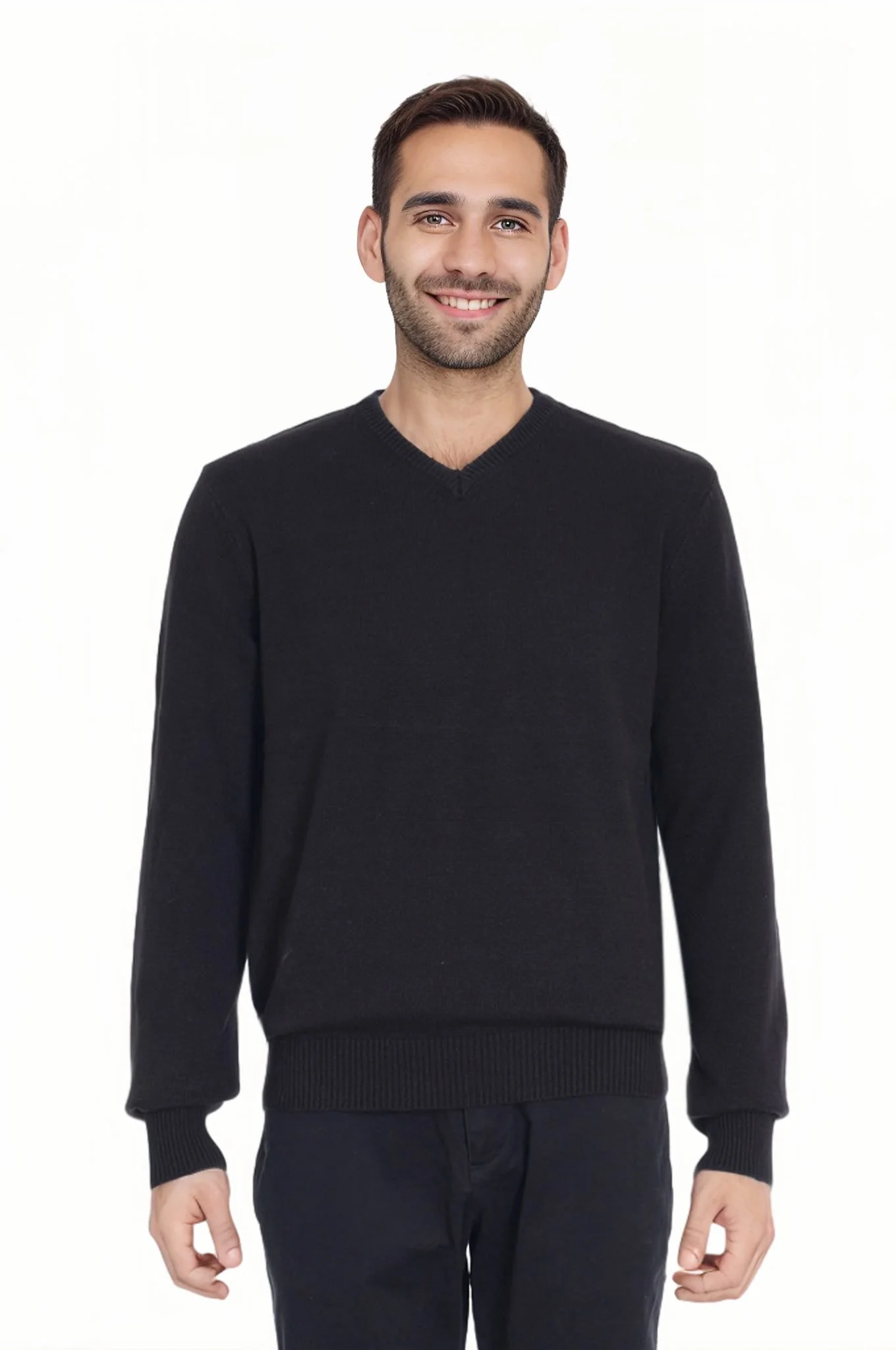 Sweater Hombre Básico Negro