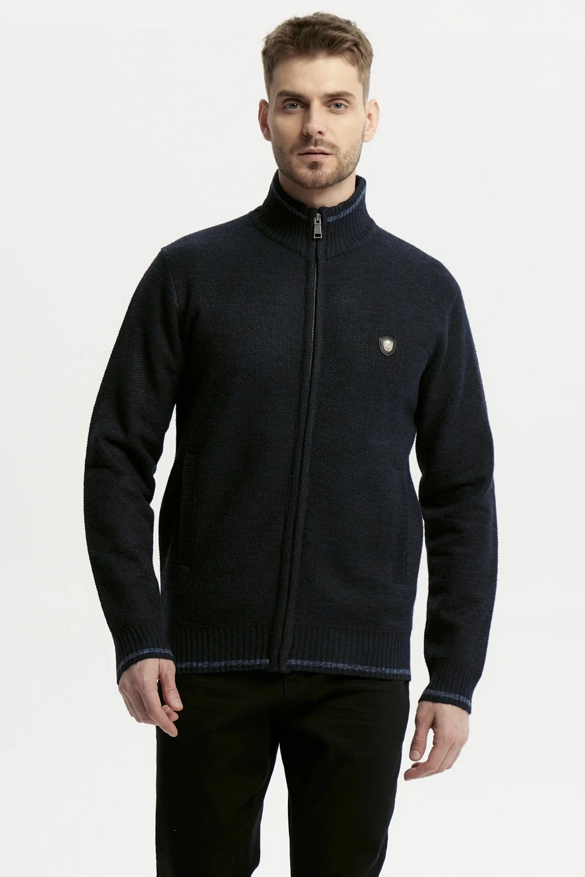 Sweater Hombre Slim Azul Marino