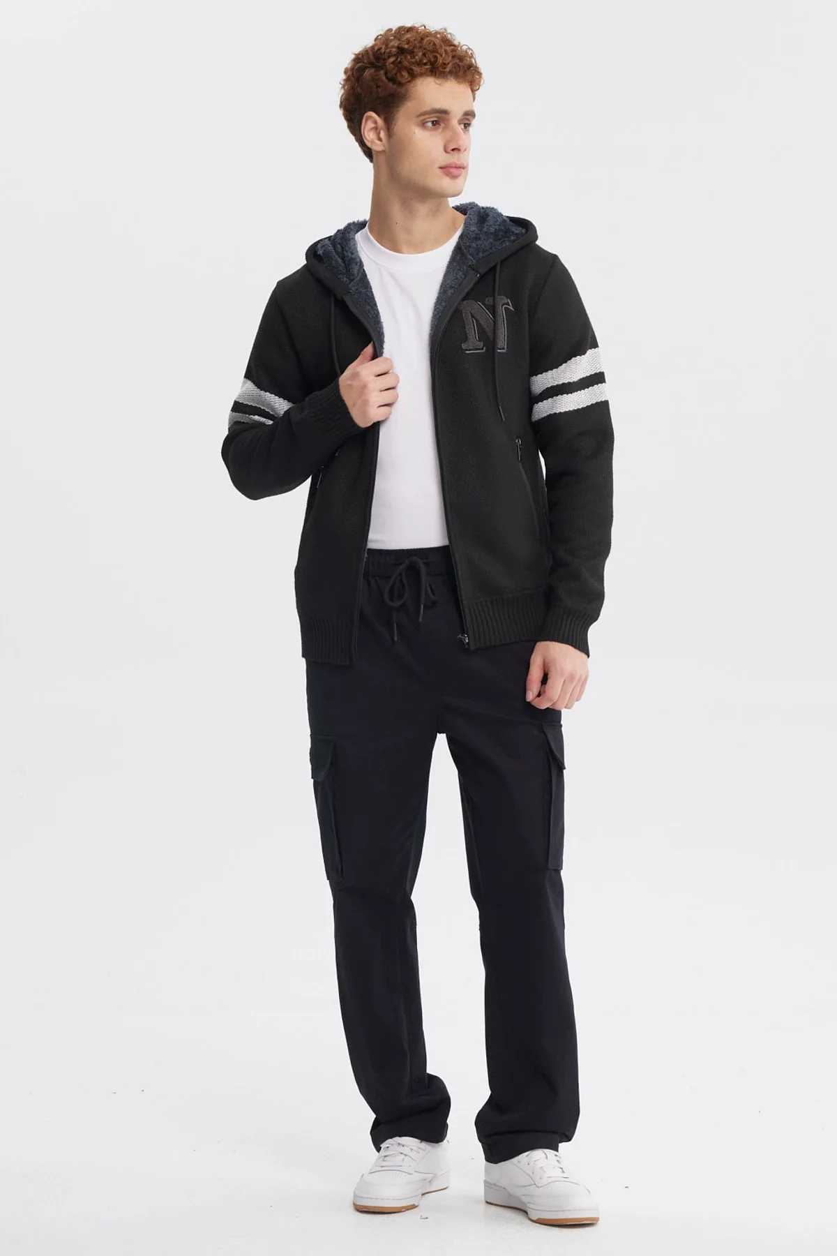 Sweater Hombre Slim Juvenil Negro - Image 4
