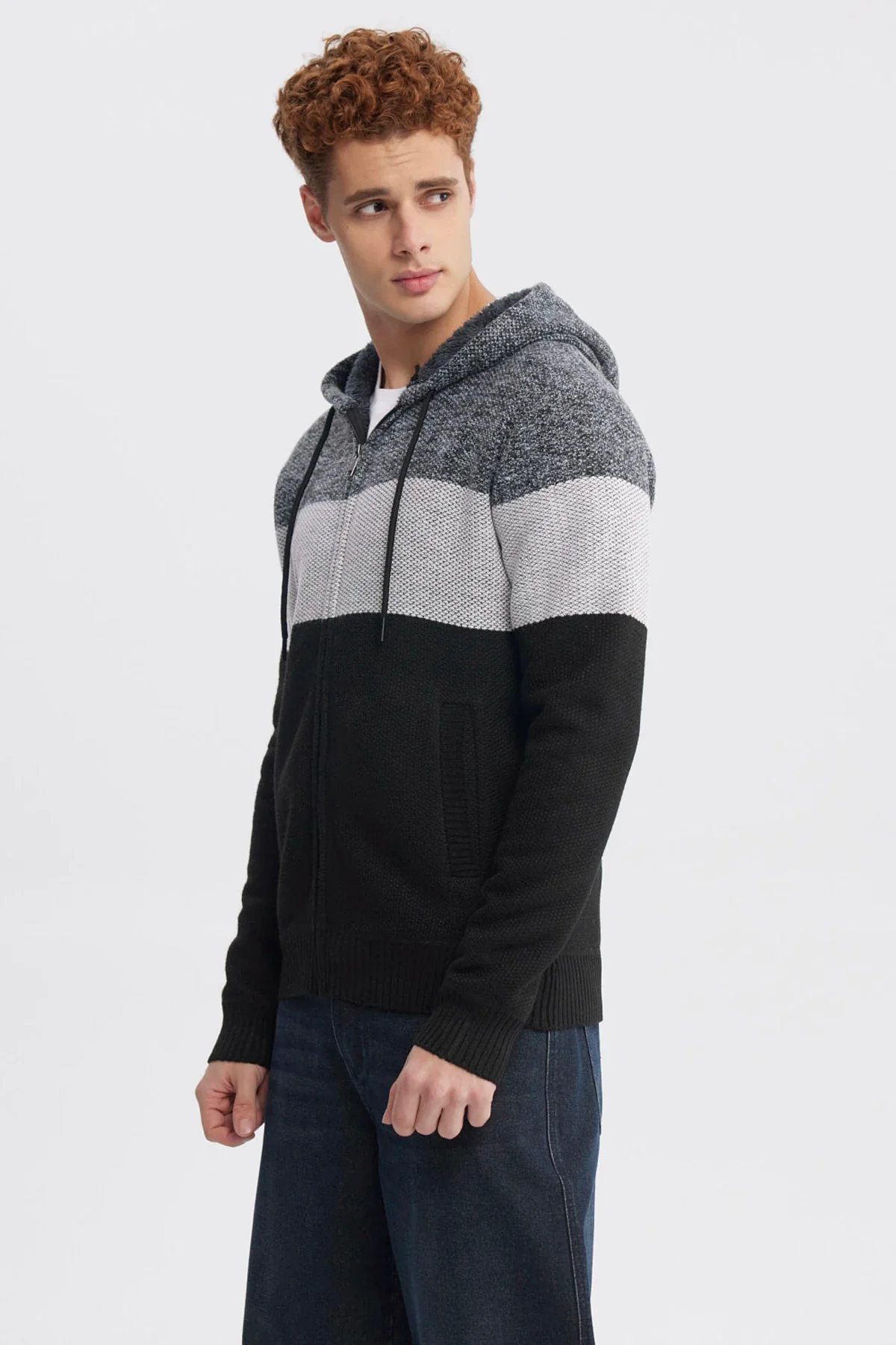 Sweater Hombre Slim Negro - Image 2