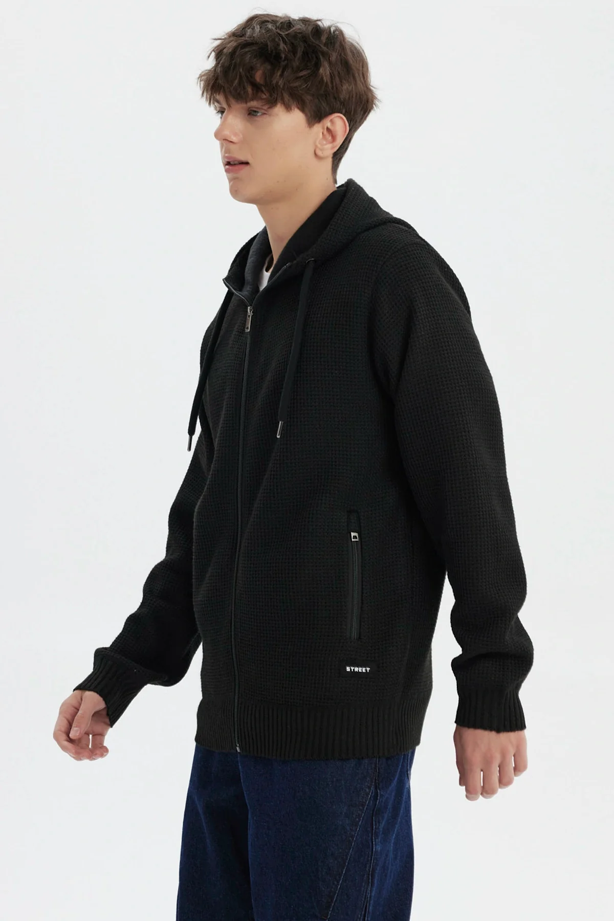 Sweater Hombre Slim Negro - Image 2