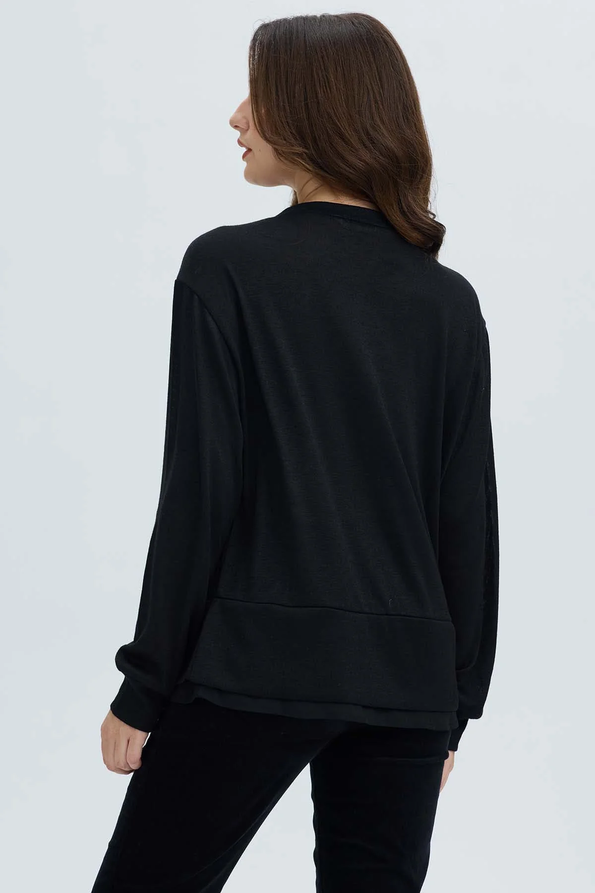 Sweater Mujer Basta Negro - Image 3