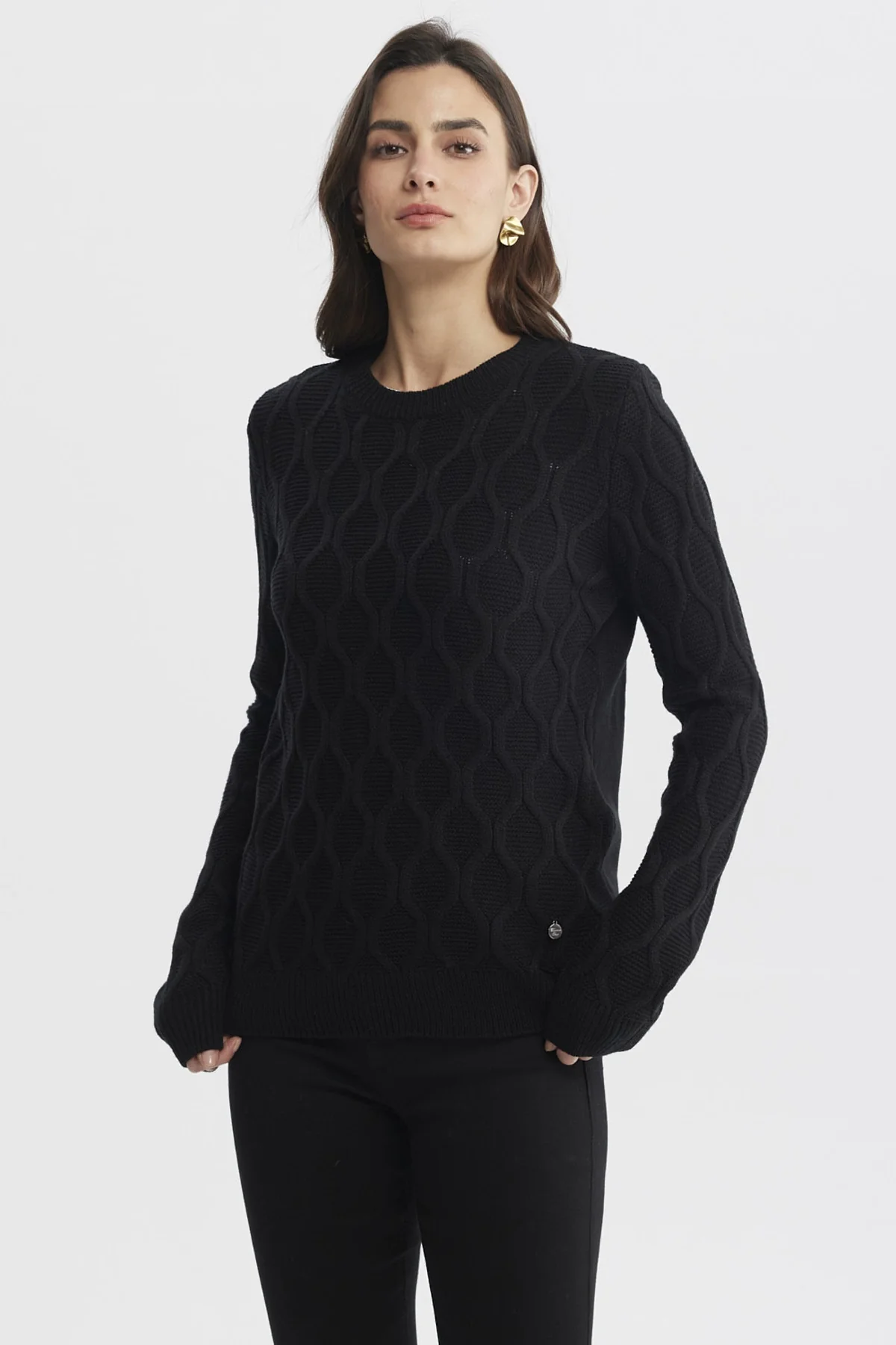 Sweater Mujer Casual Negro