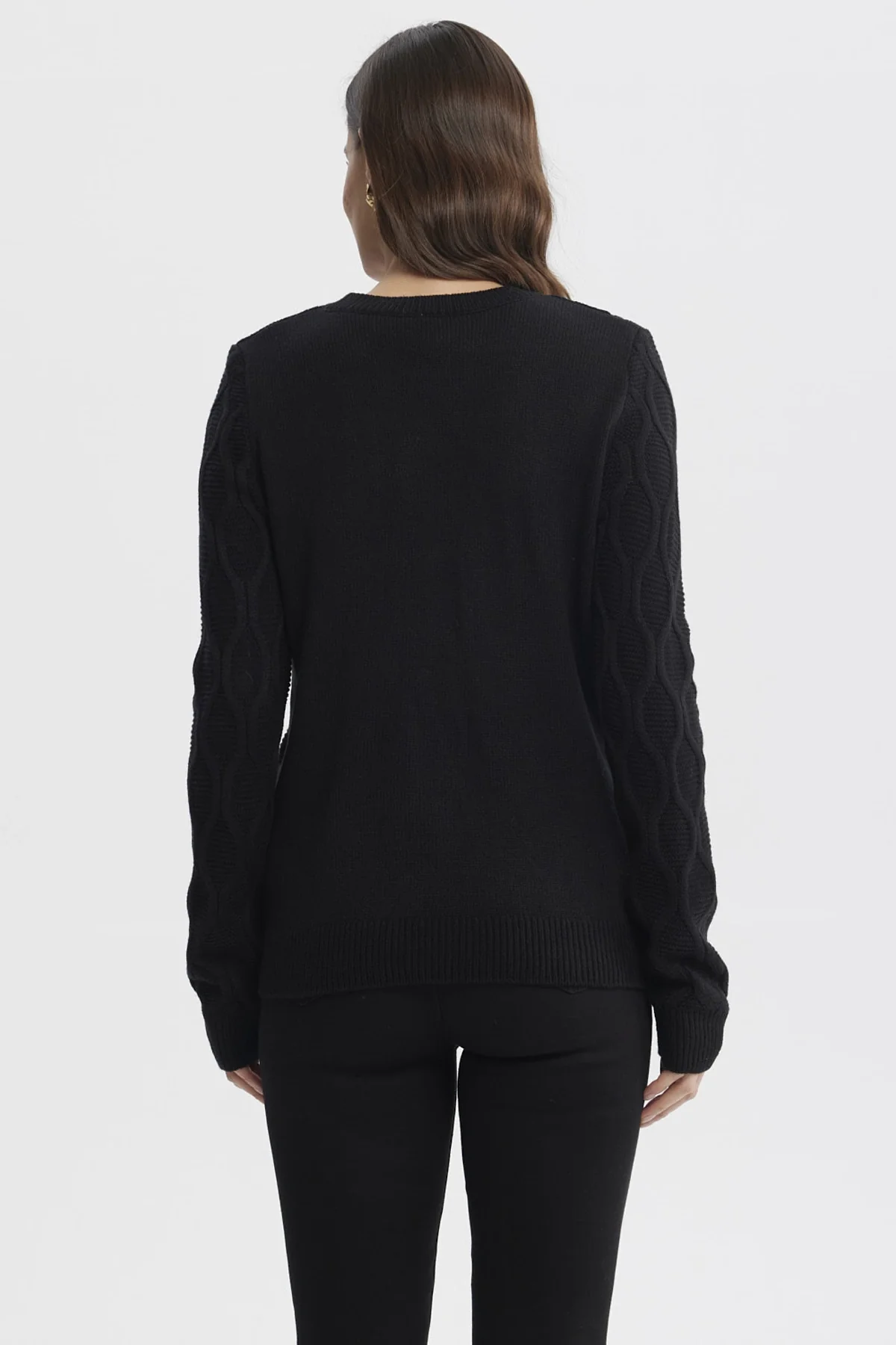 Sweater Mujer Casual Negro - Image 3