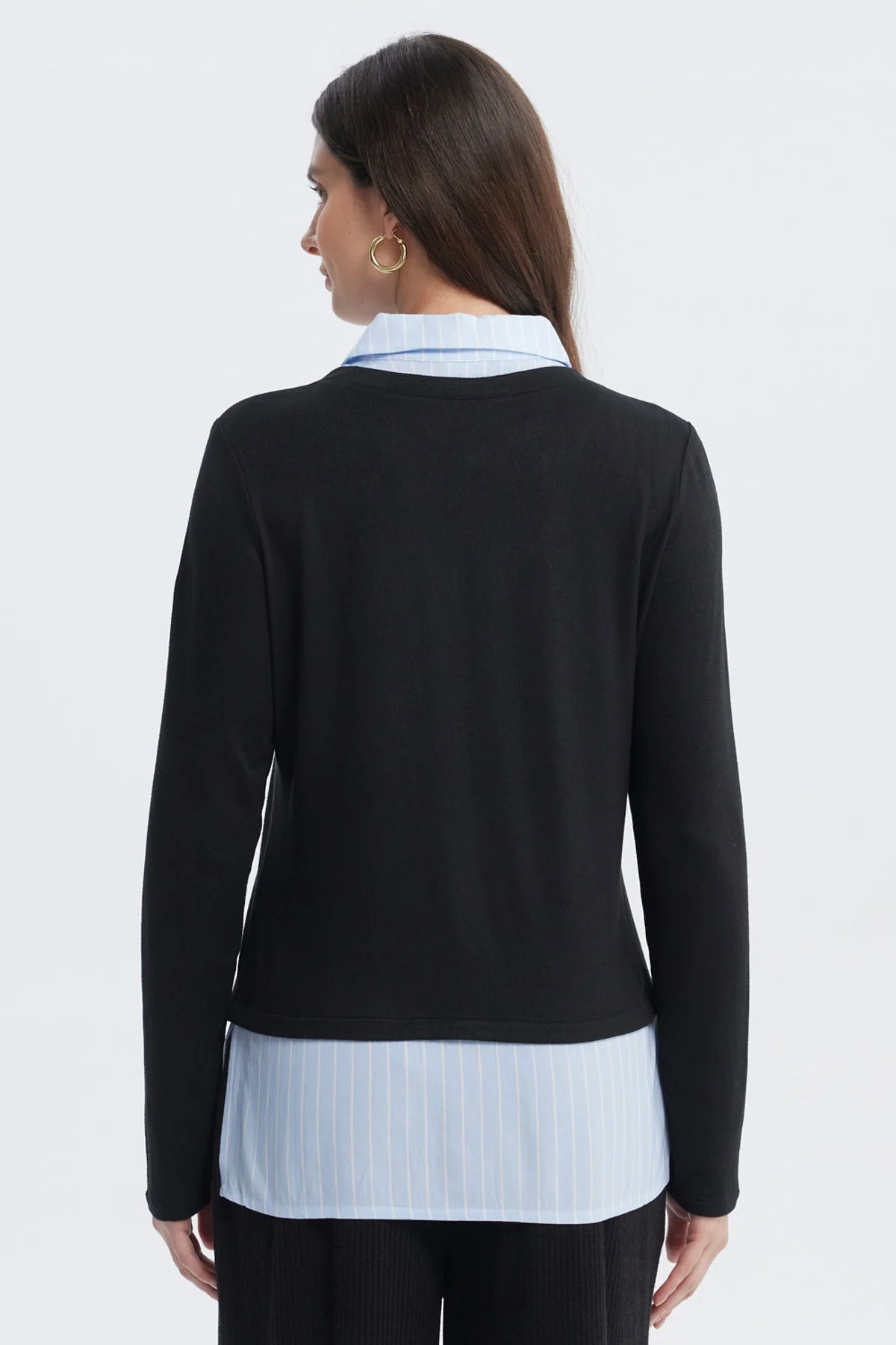 Sweater Mujer Casual Negro - Image 3