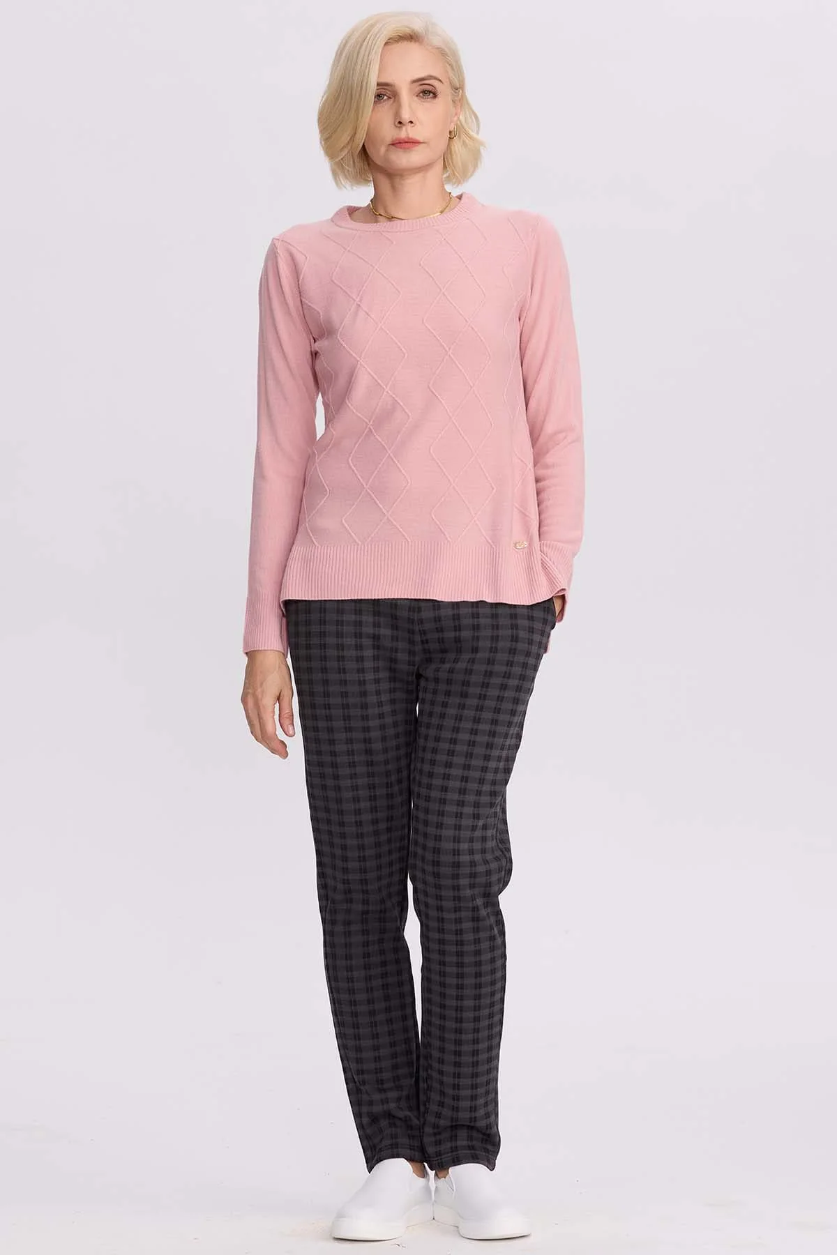 Sweater Mujer Cerrado Palo Rosa - Image 4