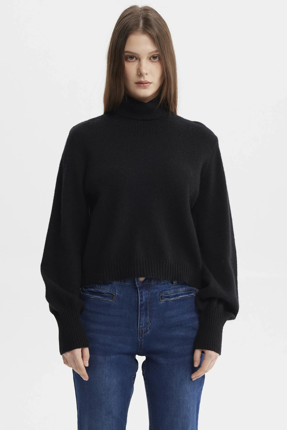 Sweater Mujer Chenille Negro