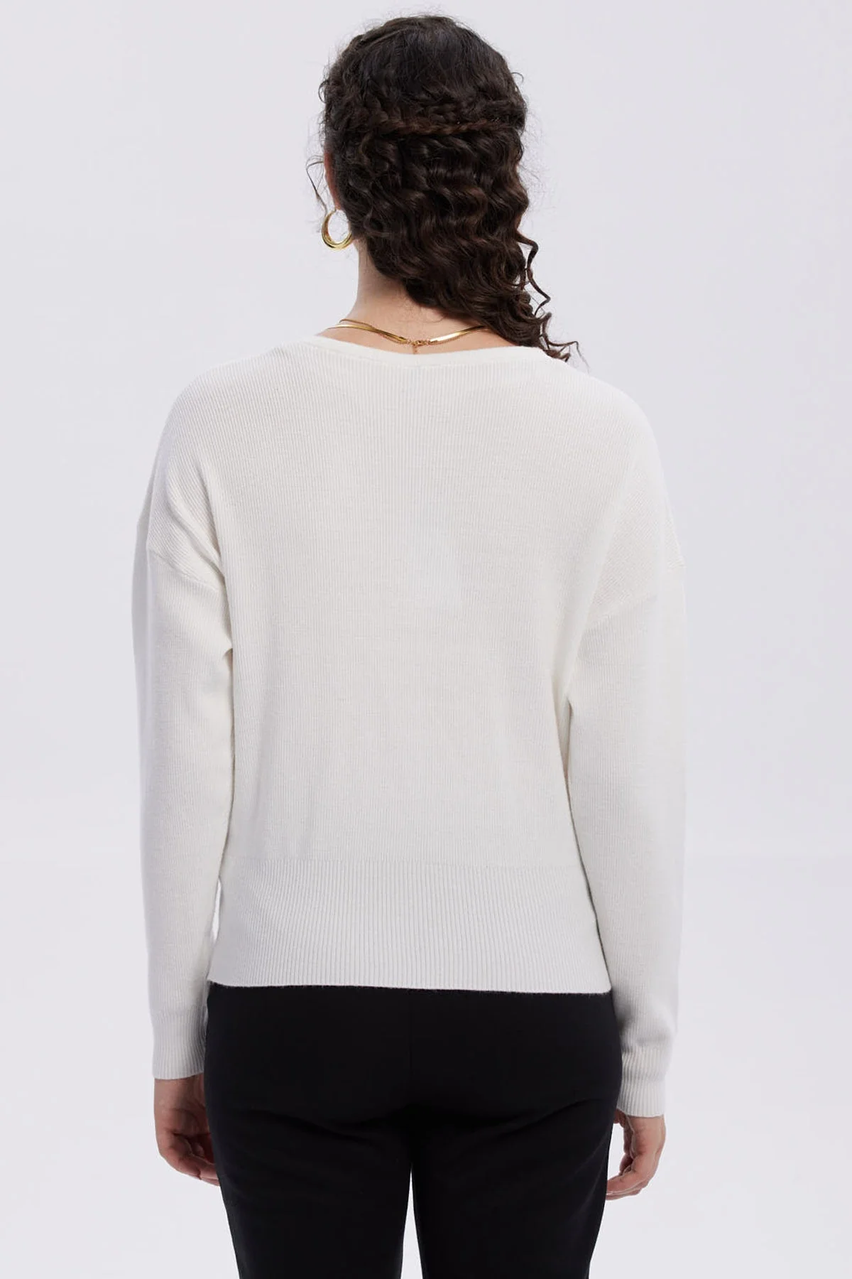 Sweater Mujer Delantero Crudo - Image 3