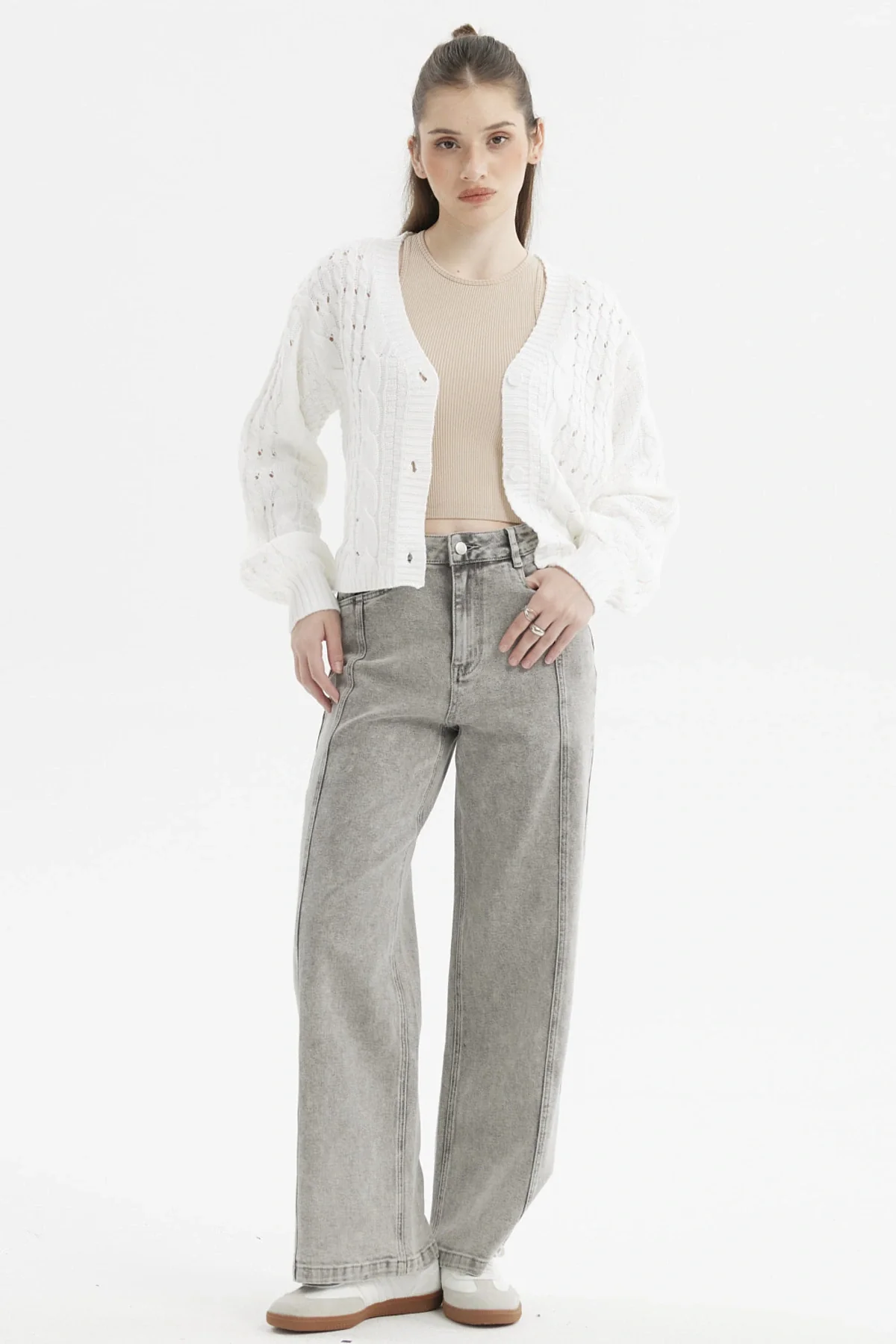 Sweater Mujer Juvenil Blanco - Image 4