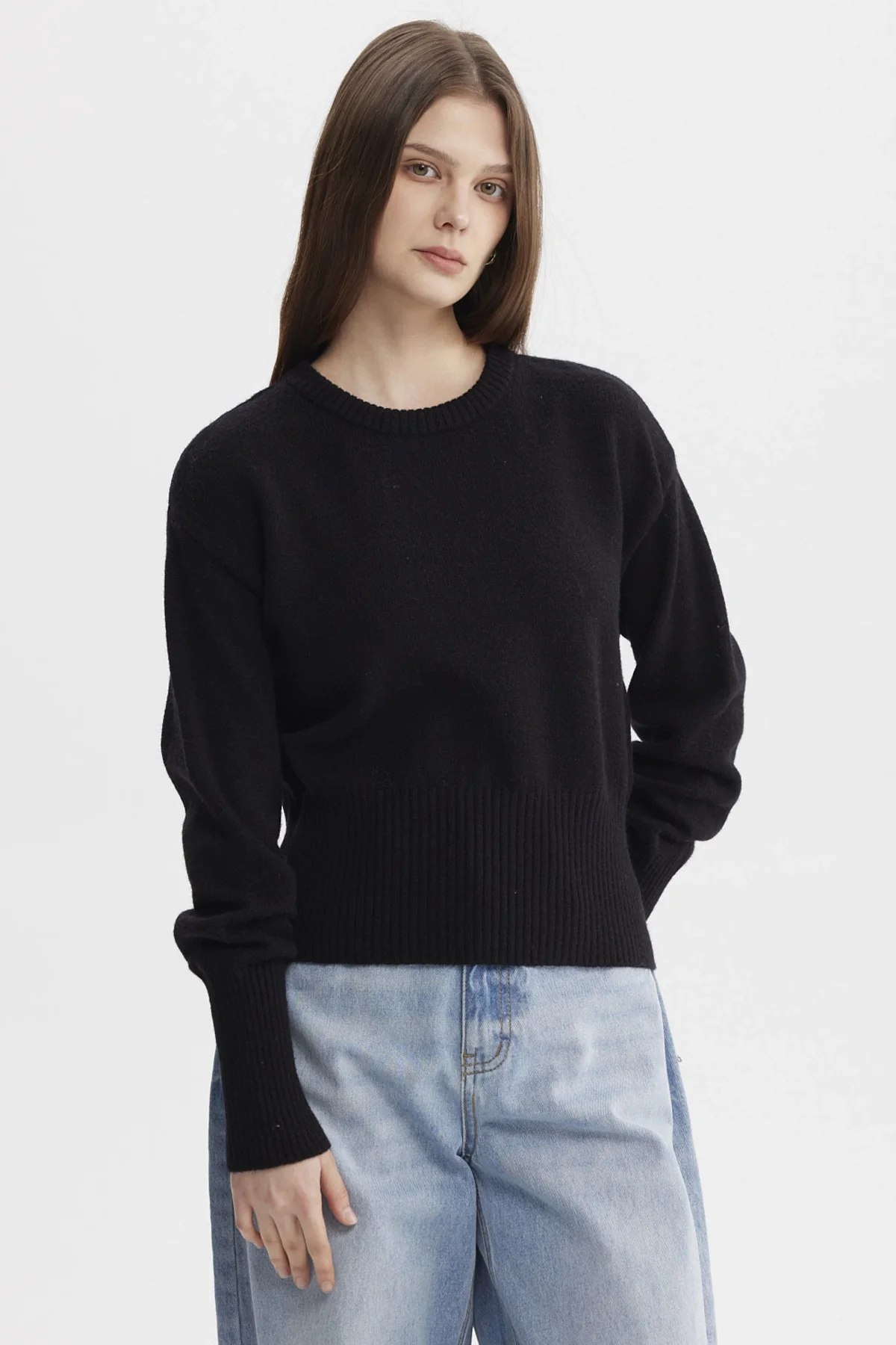Sweater Mujer Juvenil Negro - Image 2