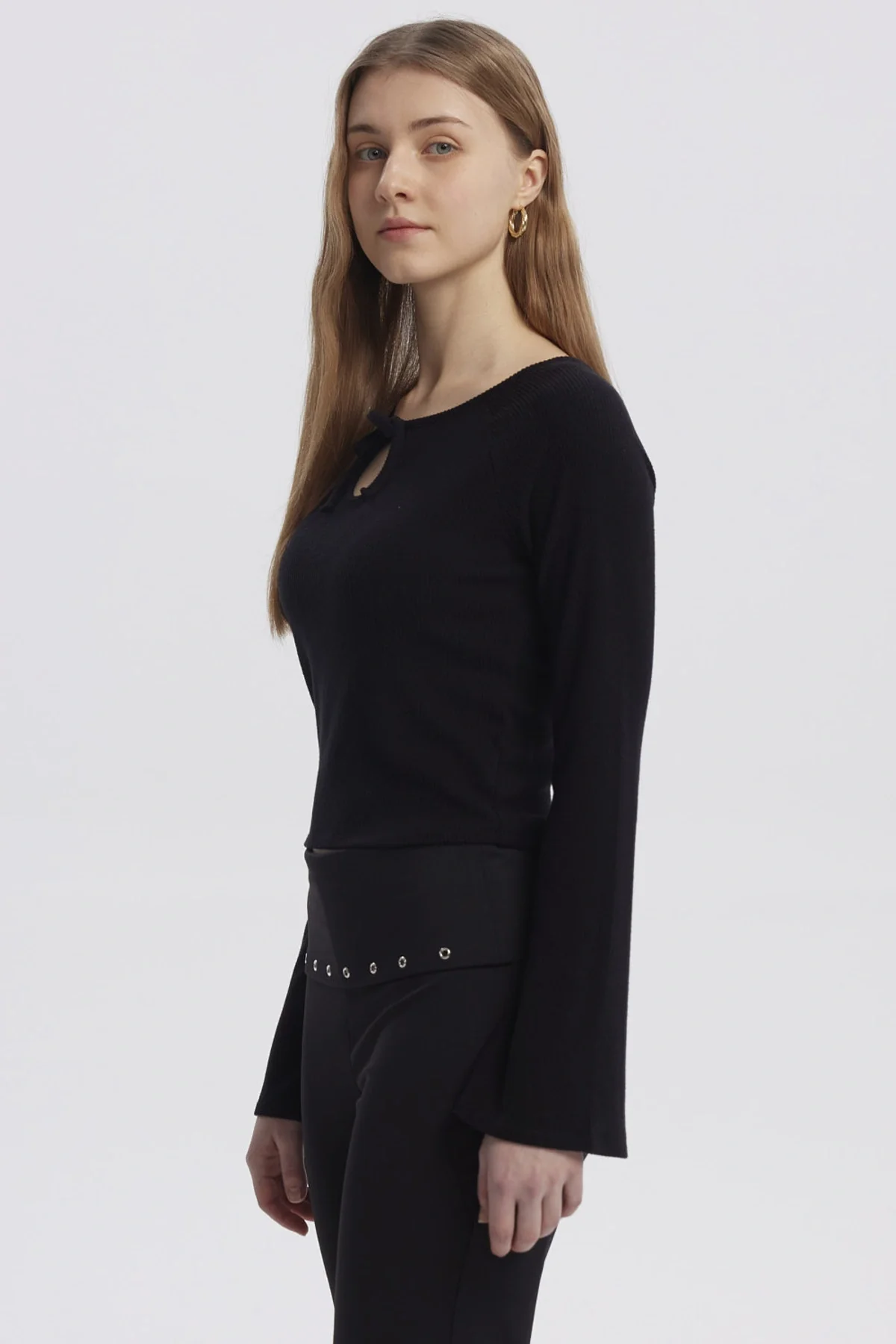 Sweater Mujer Juvenil Negro - Image 2