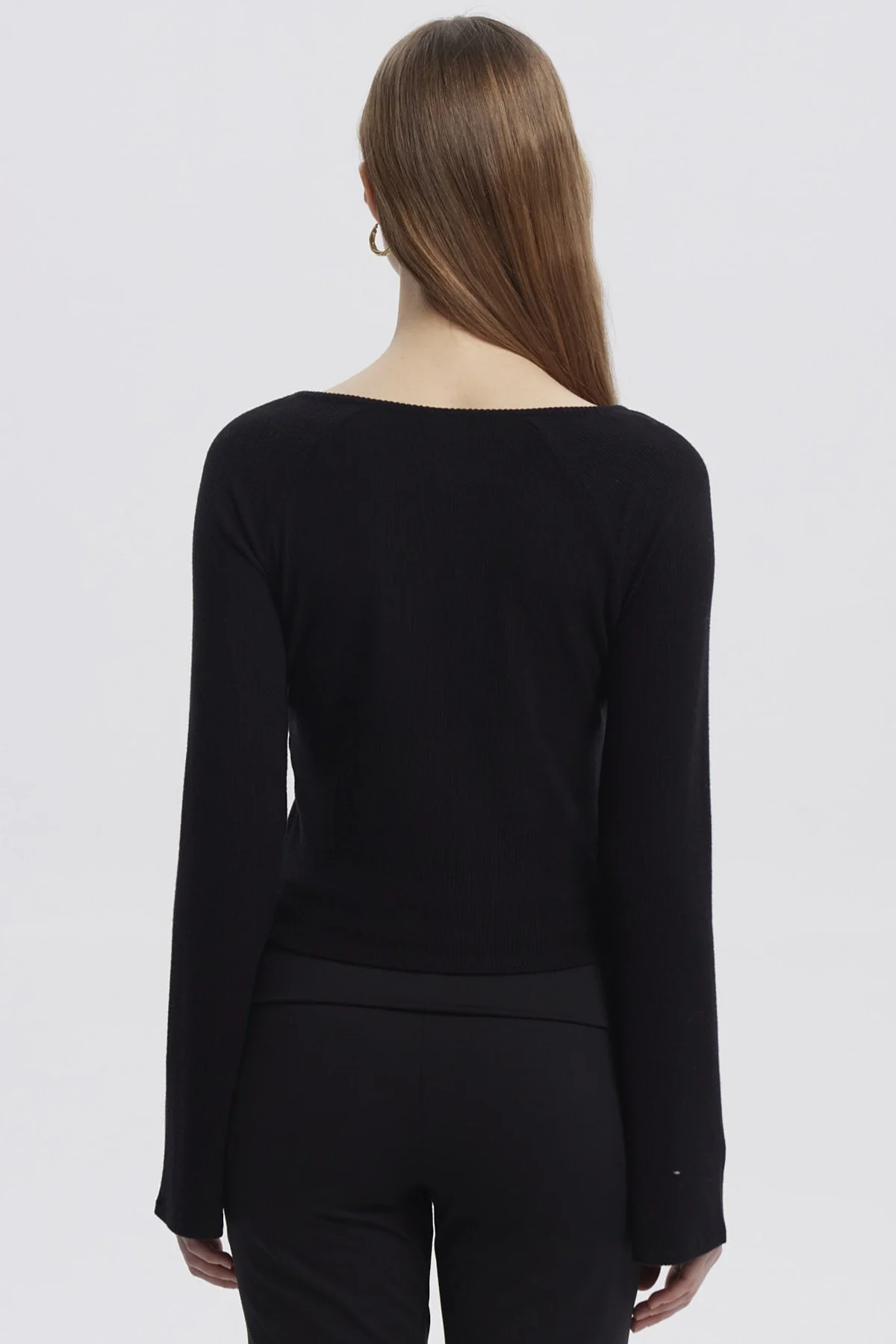 Sweater Mujer Juvenil Negro - Image 3