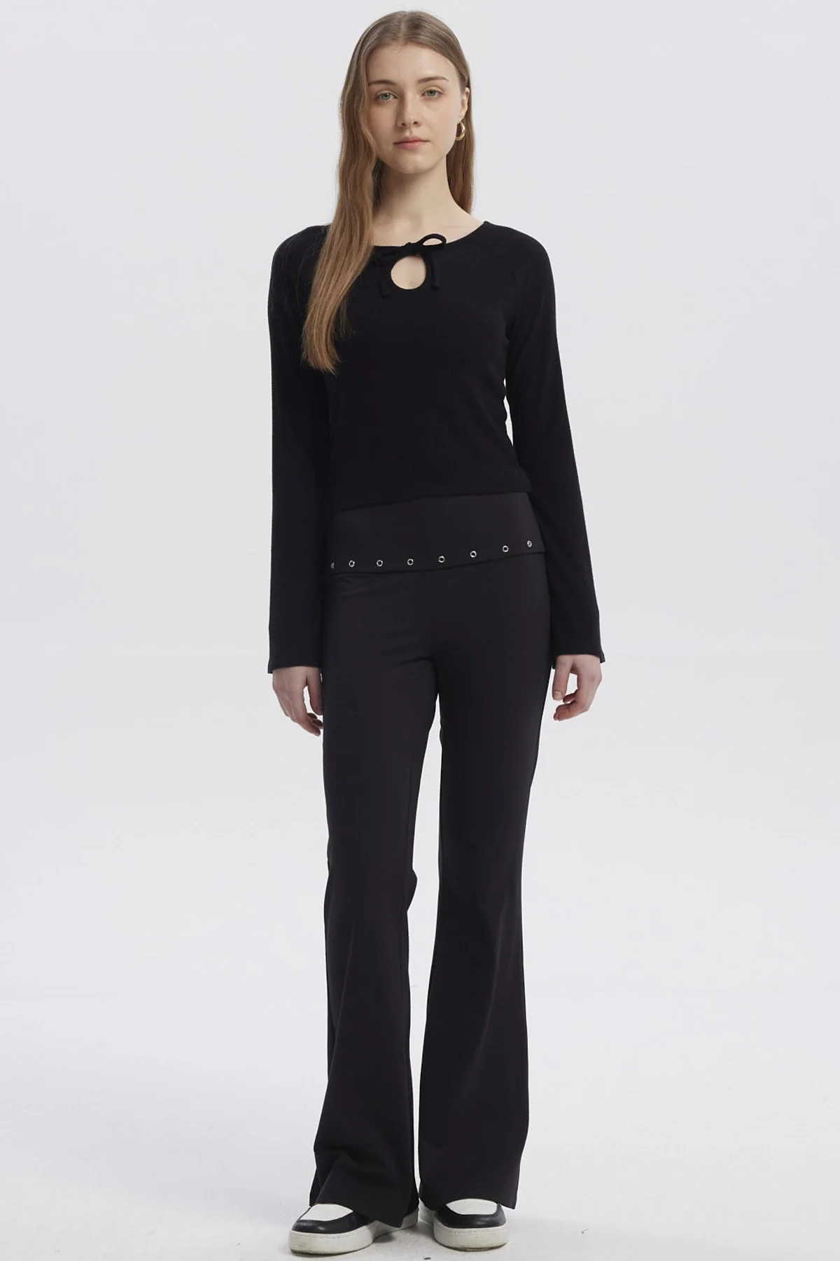 Sweater Mujer Juvenil Negro - Image 4