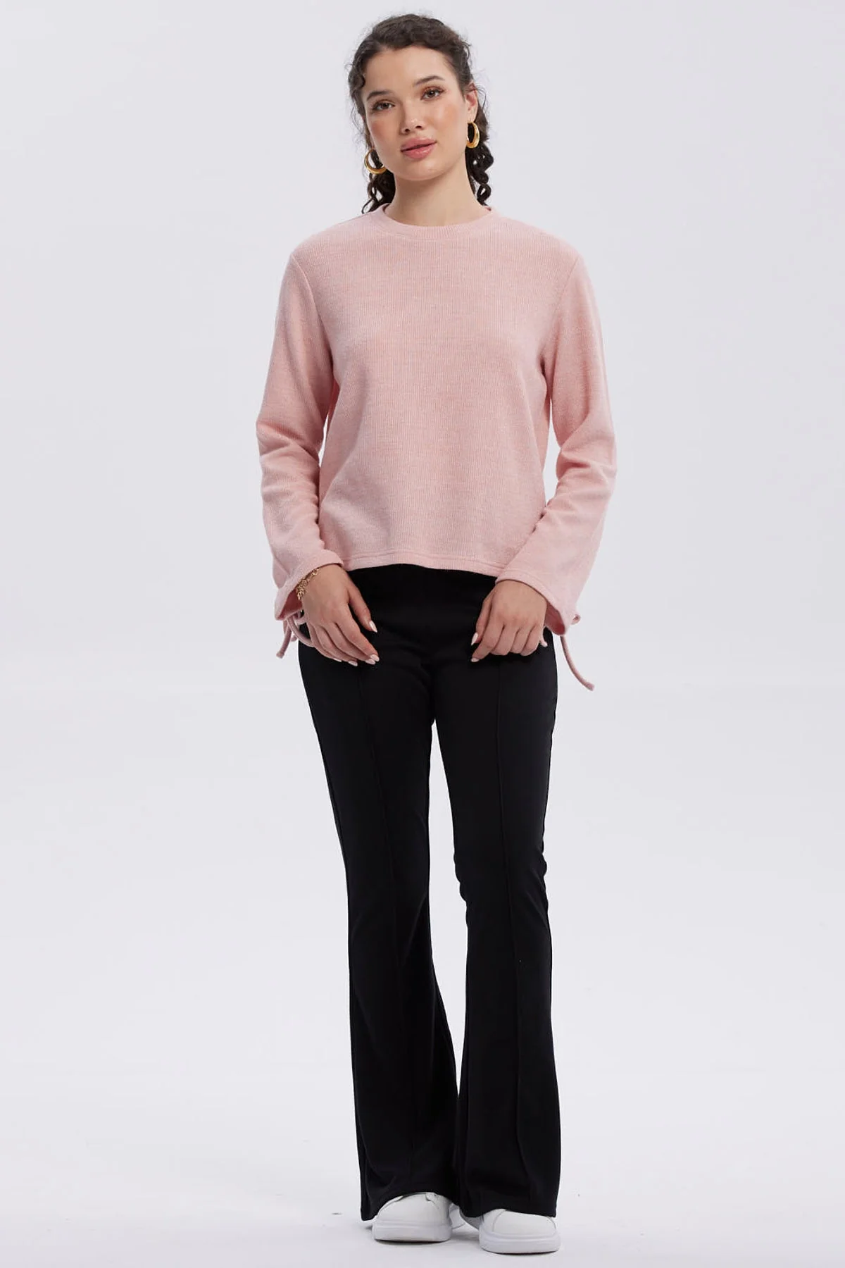 Sweater Mujer Mangas Palo Rosa - Image 4