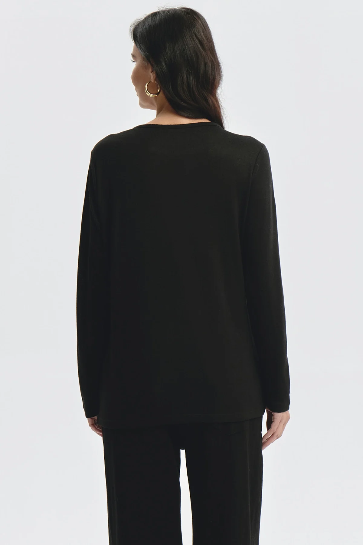 Sweater Mujer Strass Negro - Image 3