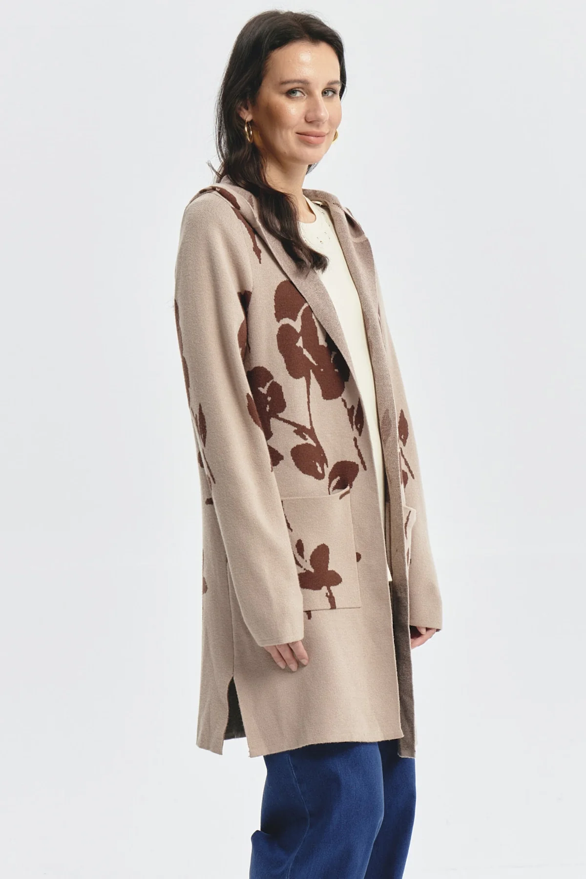 Sweater Mujer Tapado Beige - Image 2