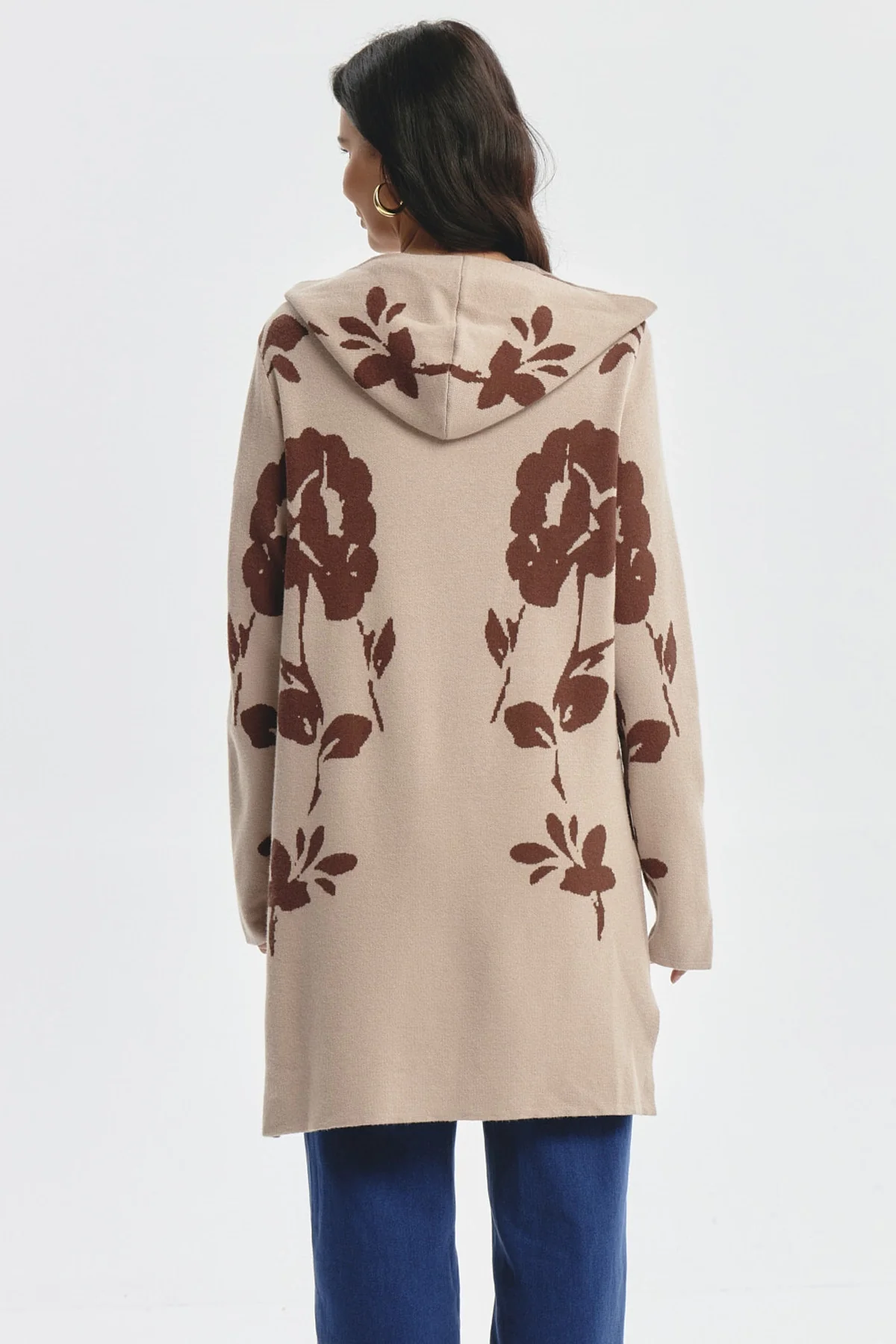 Sweater Mujer Tapado Beige - Image 3