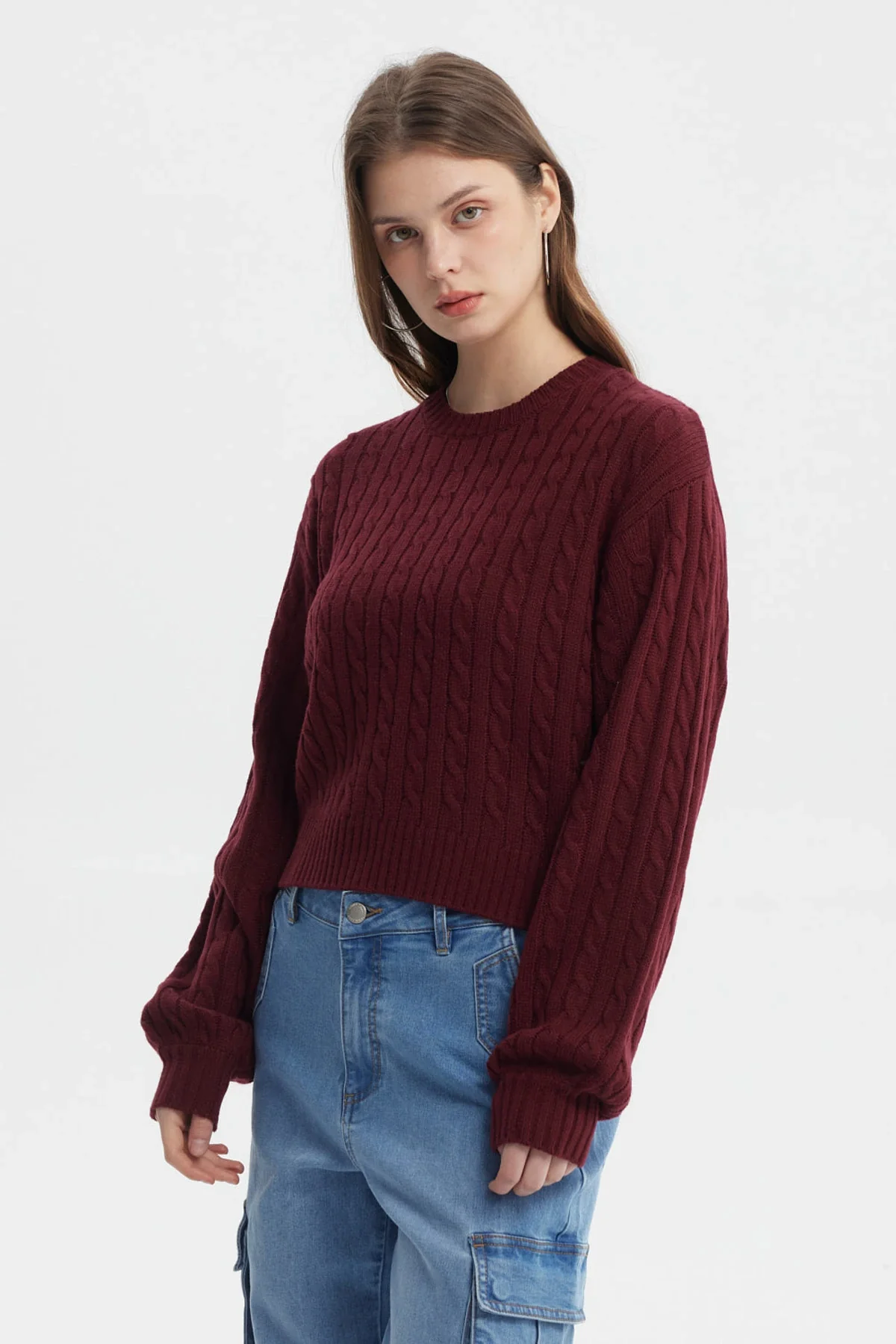 Sweater Mujer Tejido Juvenil Rojo - Image 2