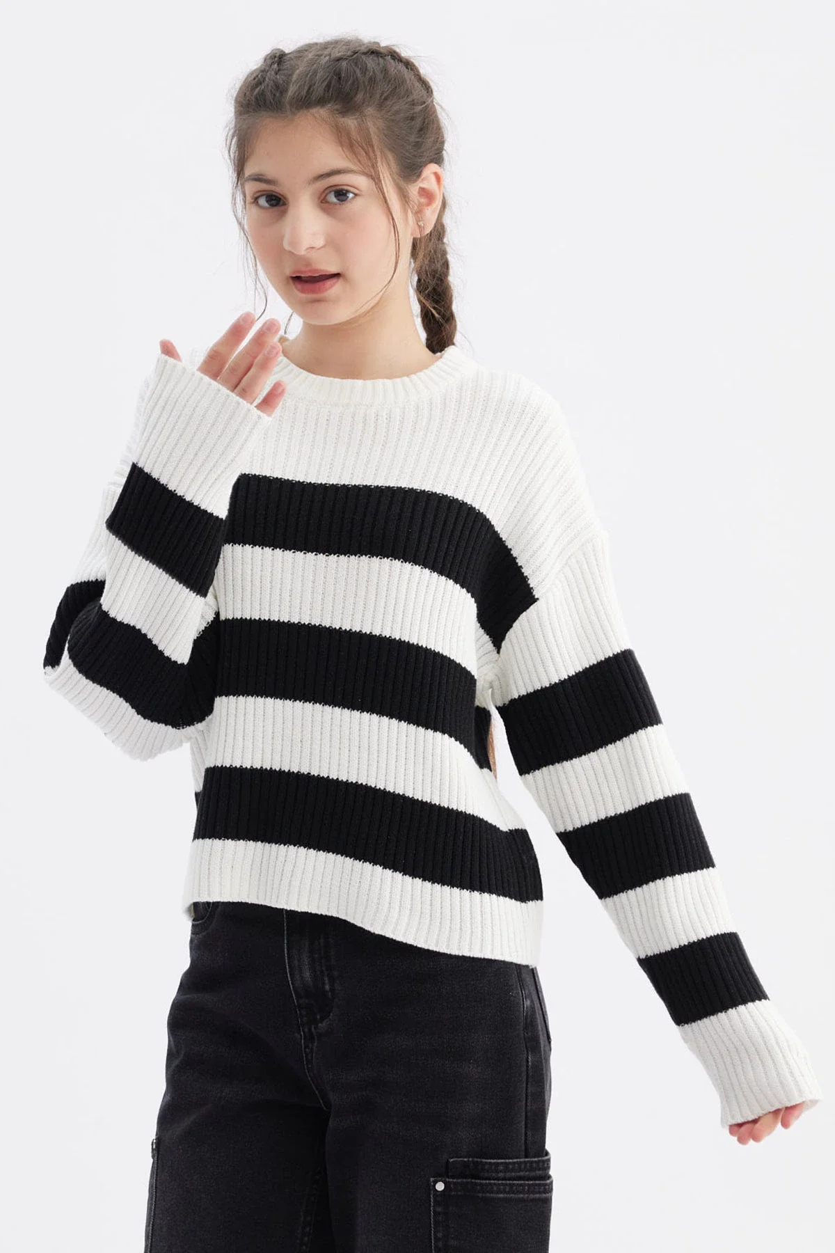 Sweater Niña Slim Crudo - Image 2