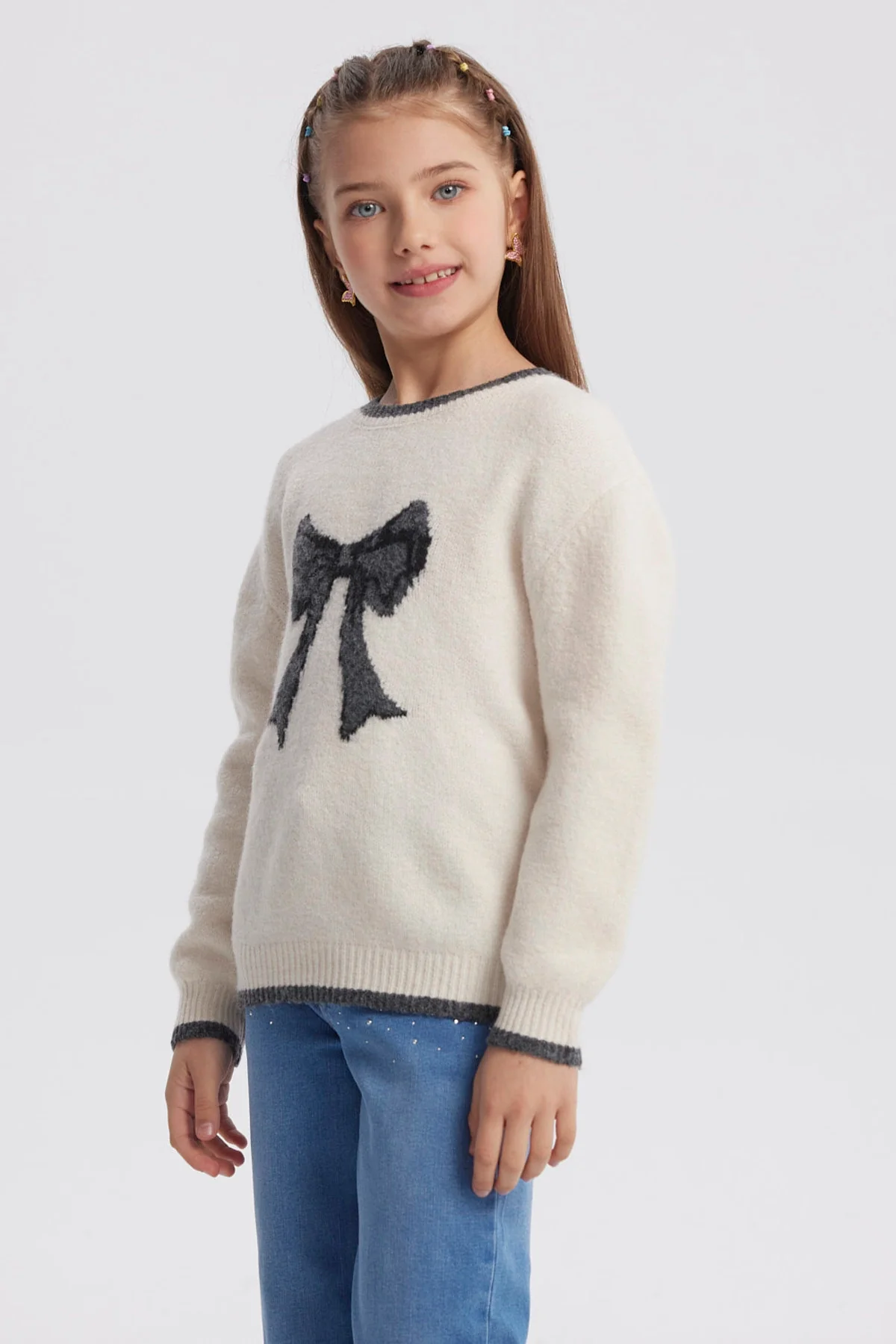 Sweater Niña Slim Crudo - Image 2