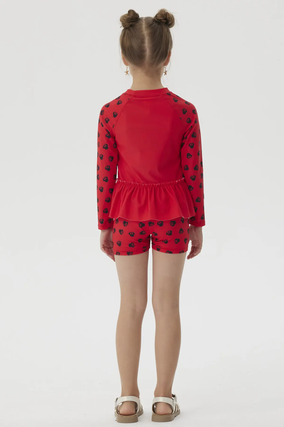 Traje de Baño Niña Mickey Y Sus Amigos Rojo - Image 2