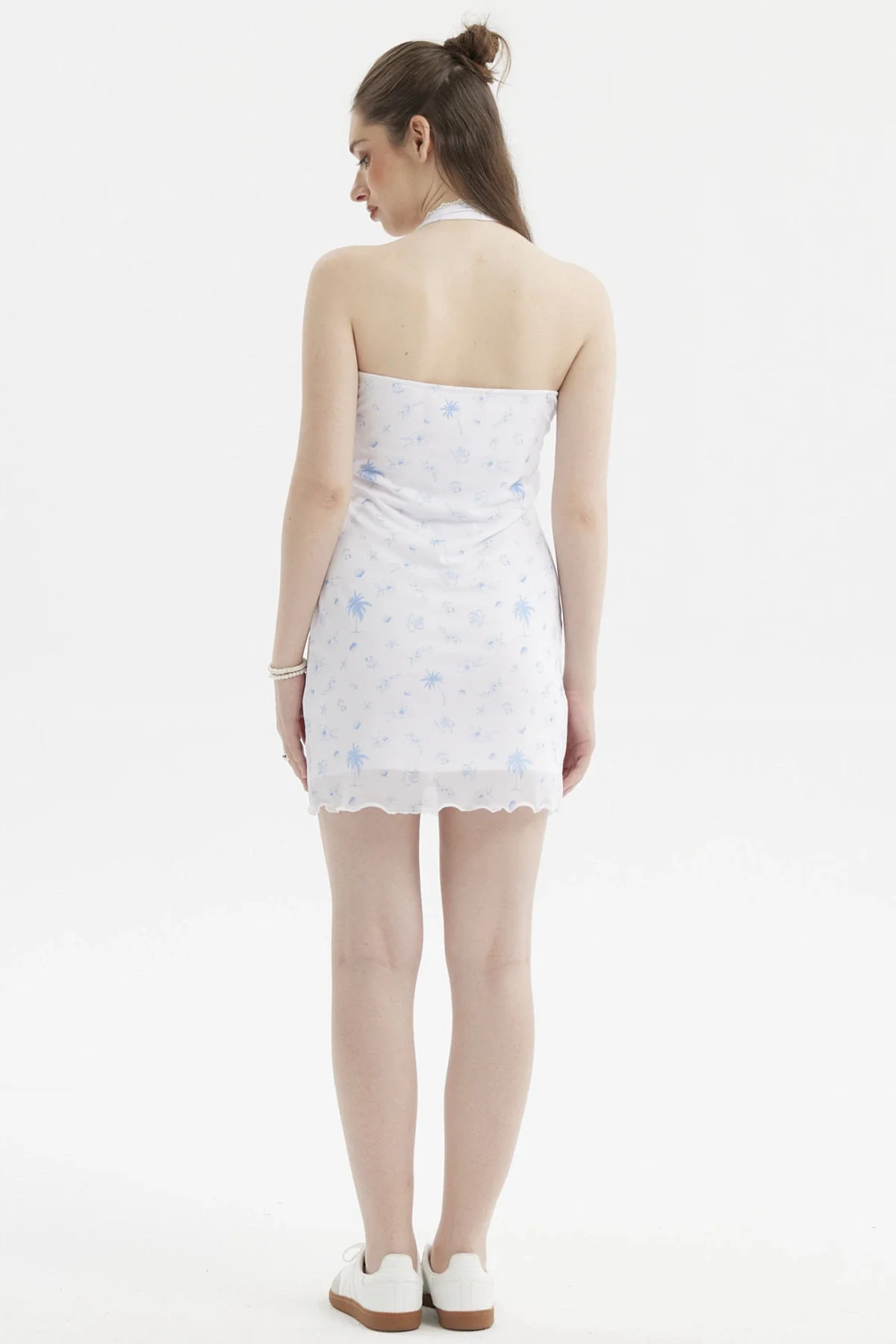 Vestido Mujer Corto Blanco - Image 2