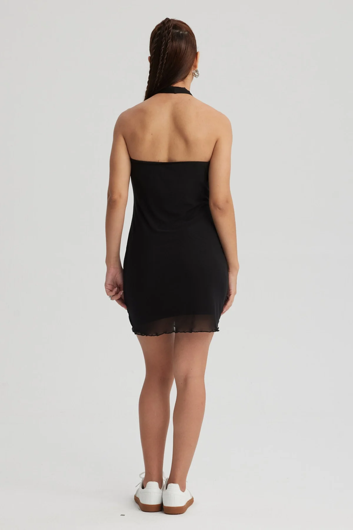 Vestido Mujer Corto Negro - Image 3