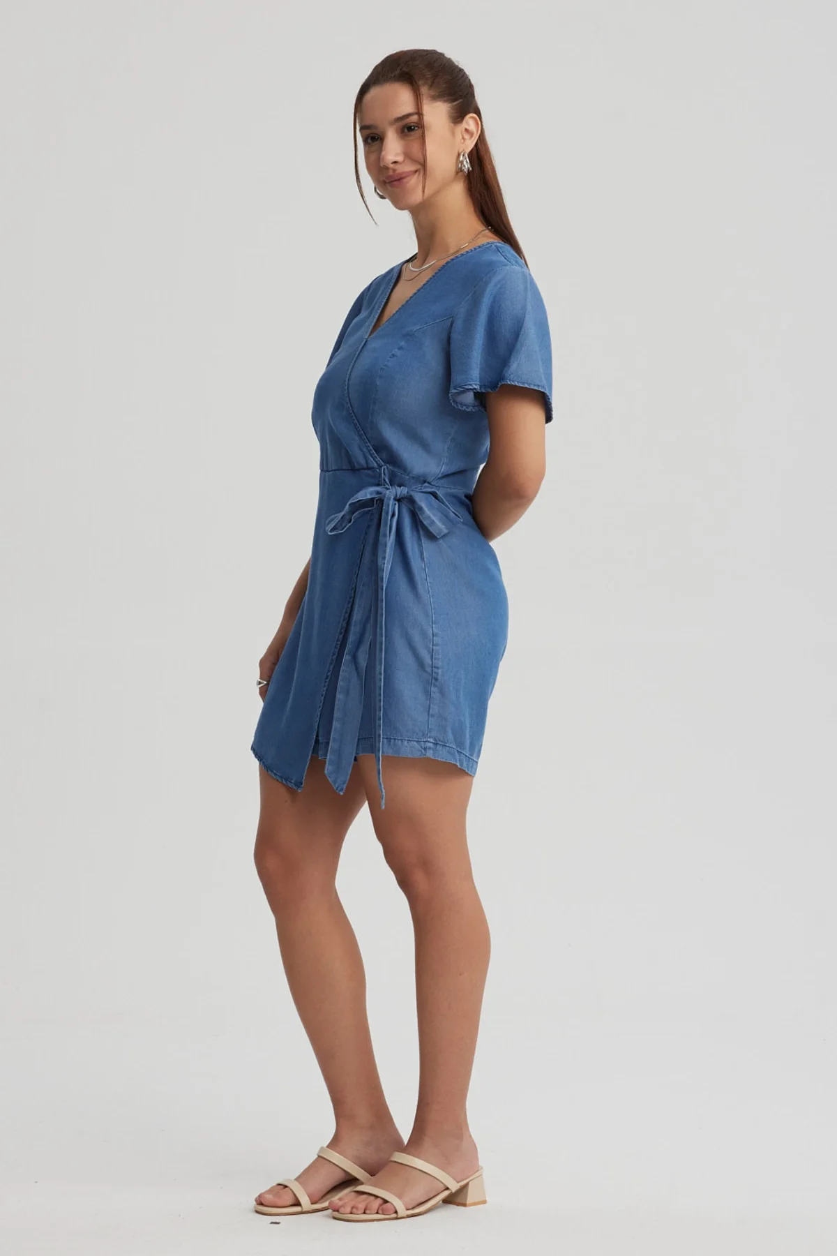Vestido Mujer Enterito Ligero Azul Oscuro - Image 2