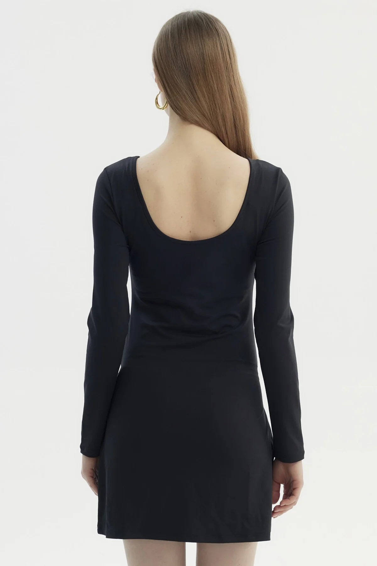 Vestido Mujer Falda Negro - Image 3