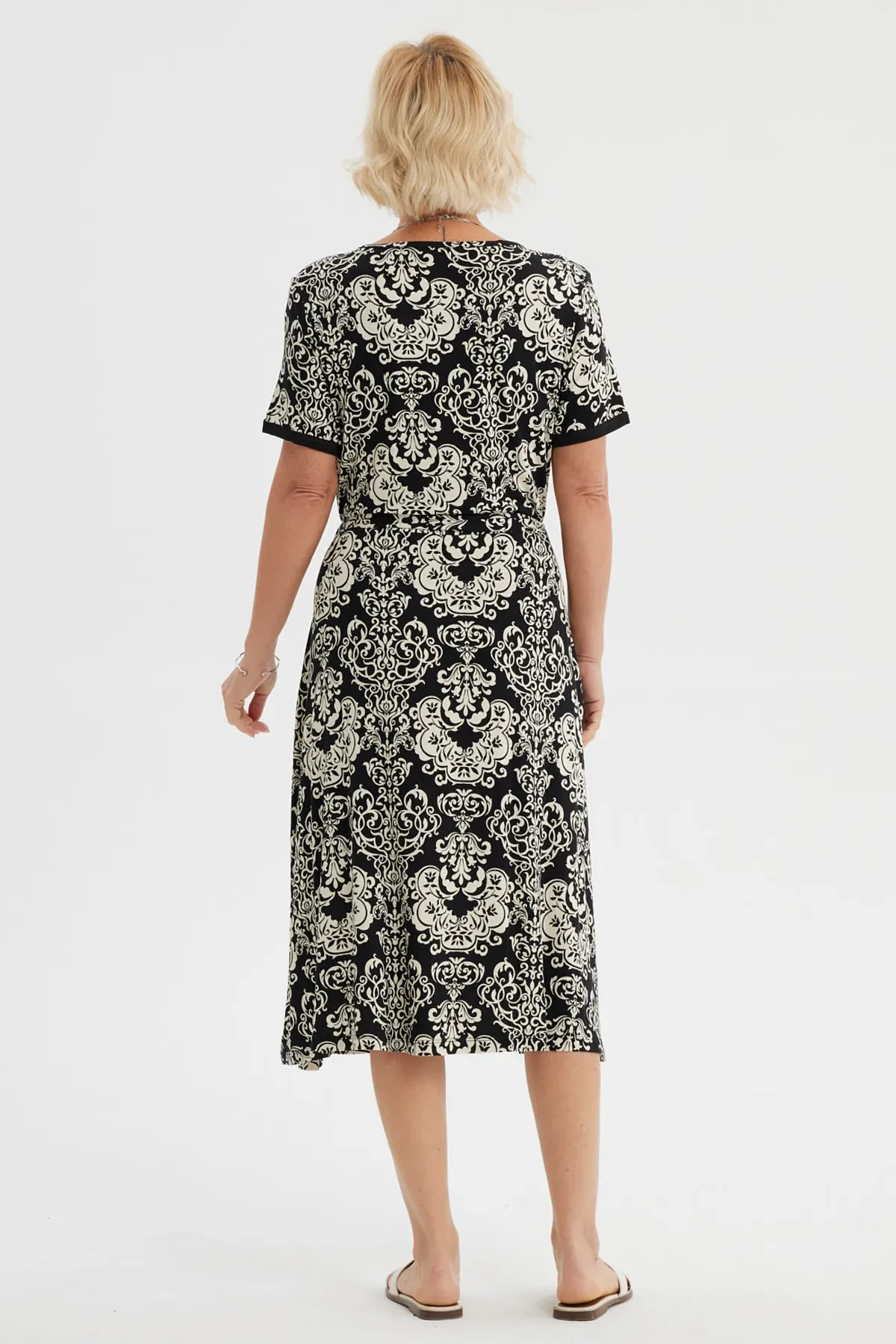 Vestido Mujer Print Negro - Image 2