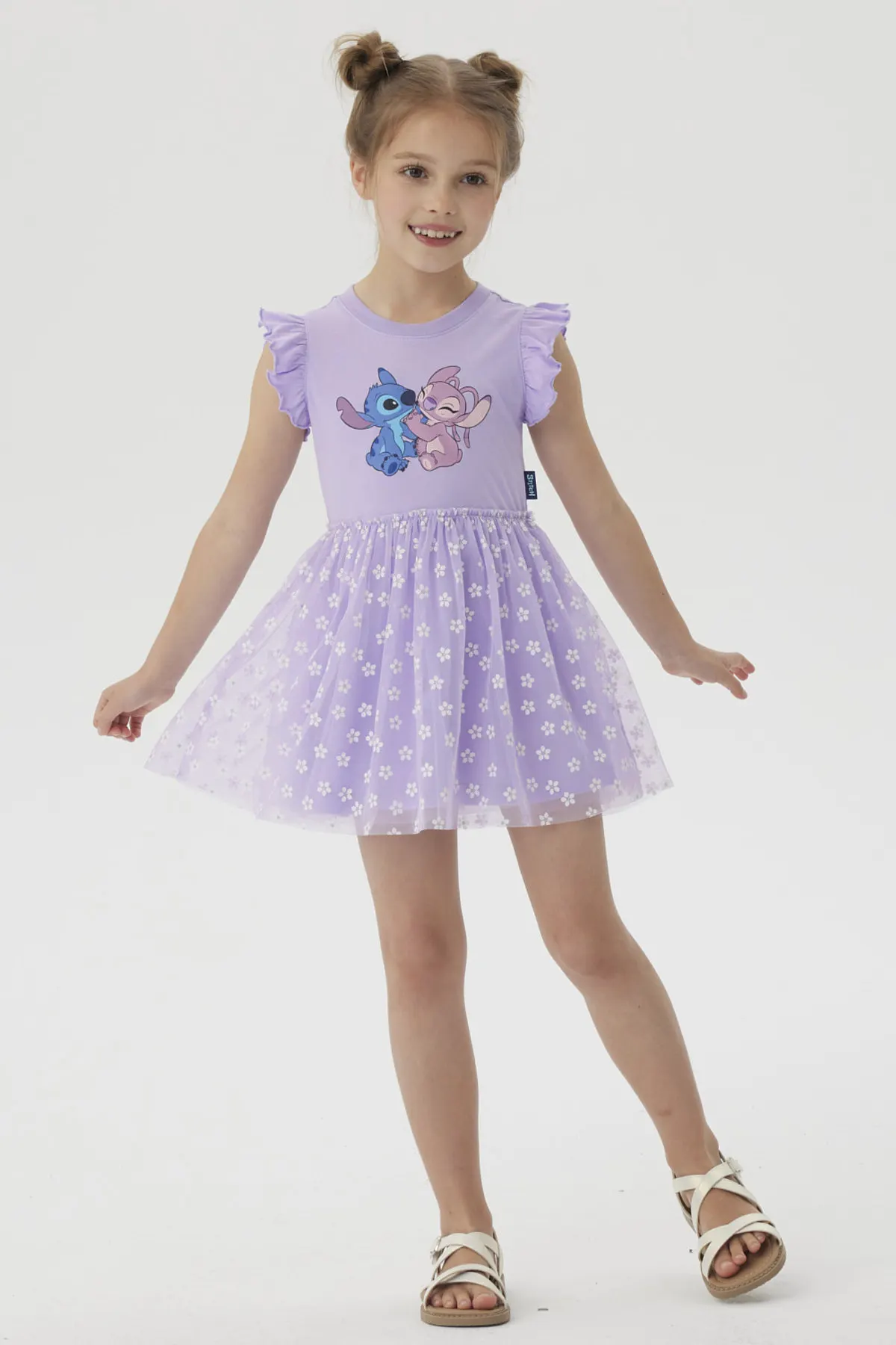 Vestido Niña Falda Lila - Image 4