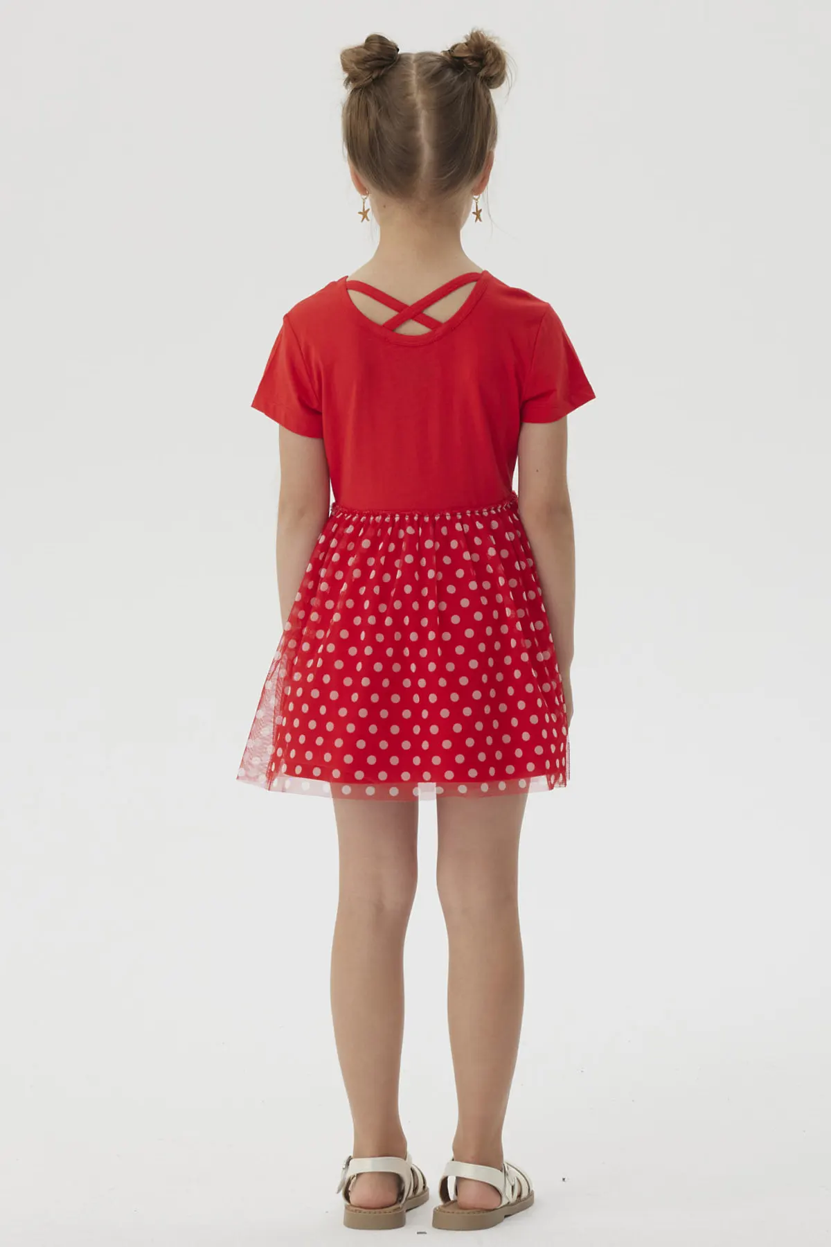 Vestido Niña Tull Minnie Rojo - Image 2